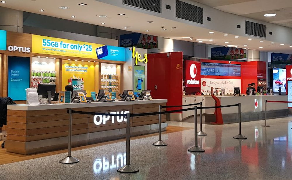 Where to buy SIM Card at Sydney Airport - Operators Store